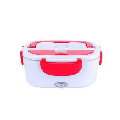 Multi-Functional Electric Heating Lunch Box With Removable Container Red/White