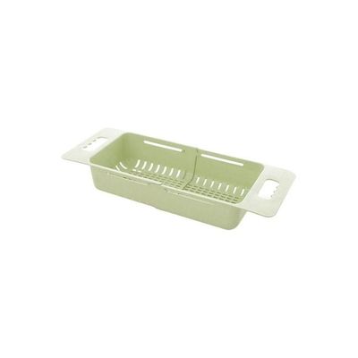 Adjustable Washing Basket Green 345x170x100millimeter