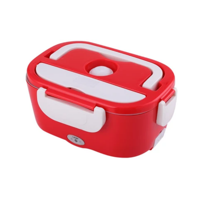 Portable Electric Lunch Box Red/White