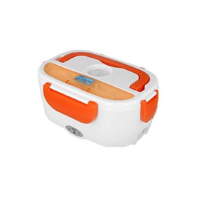 Electric Lunch Box White/Orange 180x115x247millimeter