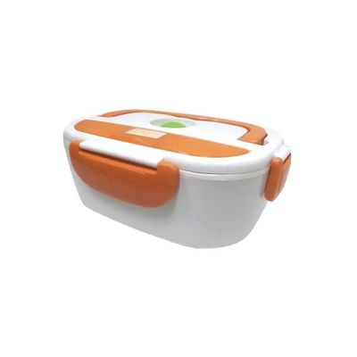 Electric Heating Lunch Box White/Orange