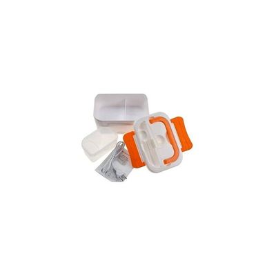 Electric Heating Lunch Box White/Orange