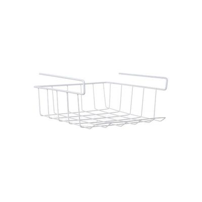 Multi-Purpose Under Shelf Rack Holder White 50centimeter