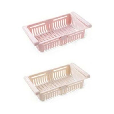 Pack Of 4 Refrigerator Storage Box Multicolour 25x20x10cm