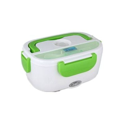 Electric Lunch Box White/Green 180x115x247millimeter