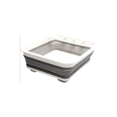 Kitchen Dish Rack White/Grey 35centimeter