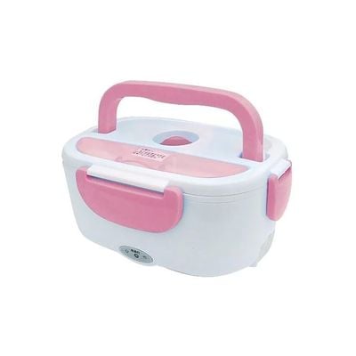 Multi-Function Electric Lunch Box Pink/White