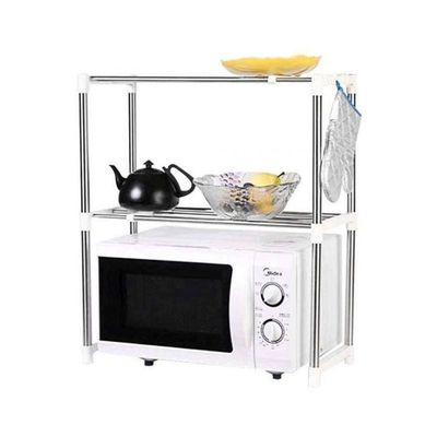 Microwave Stand Silver
