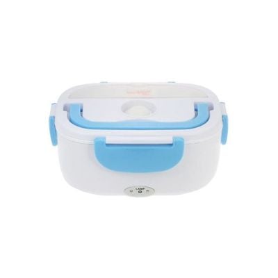 Electric Heated Lunch Box White/Blue