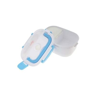 Electric Heated Lunch Box White/Blue