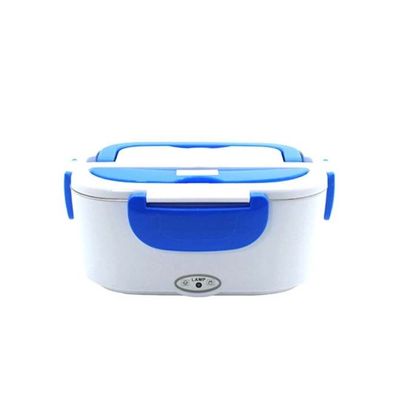 Portable Electric Lunch Box Blue/White