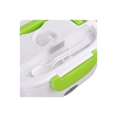 Electrical Lunch Box White/Green 22x15x10centimeter