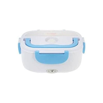 Stylish Electric Lunch Box Portable Electric Heating Food Container White