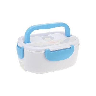 Stylish Electric Lunch Box Portable Electric Heating Food Container White