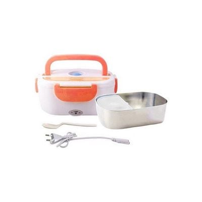 Electric Lunch Box Orange/White 235x175x110millimeter