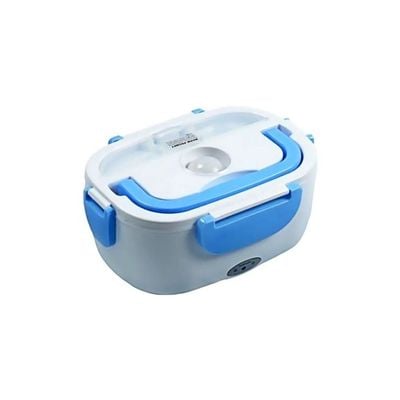 Electric Heating Lunch Box White/Blue