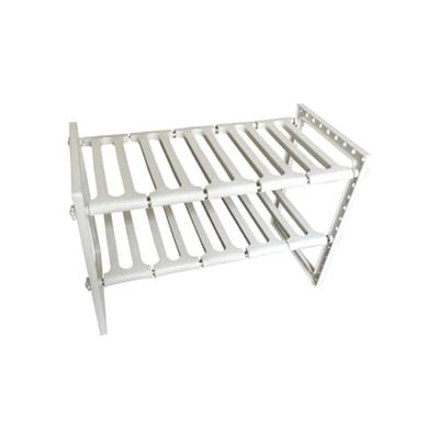 Kitchen Cabinet Shelving Storage Rack White