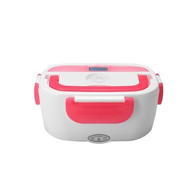 Electric Heating Lunch Box Pink 225 x 155 x 107millimeter