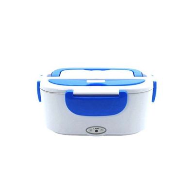 Portable Electric Lunch Box Blue/White