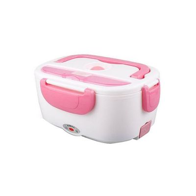 Electrical Lunch Box White/Pink 180x115x247millimeter