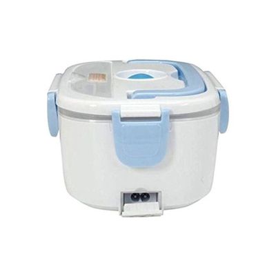Electric Heating Lunch Box White 10x7.5x4.5inch