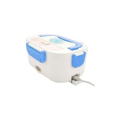 Electric Heating Lunch Box White/Blue