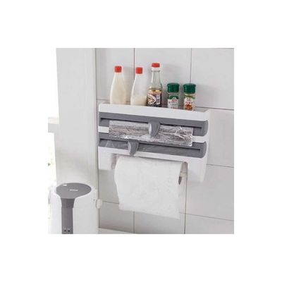 Storage Rack Grey/White 39x24x10cm