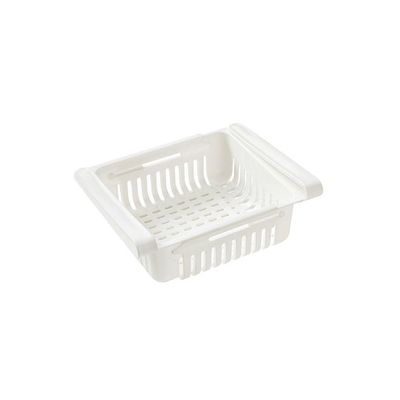 Retractable Storage Basket White 20.0x16.0x8.0cm