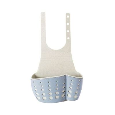 Double Layer Drain Basket Blue/Beige 245x145millimeter