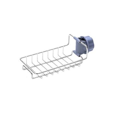 Multifunctional Storage Rack Silver/Blue 19.5x7.5x11centimeter