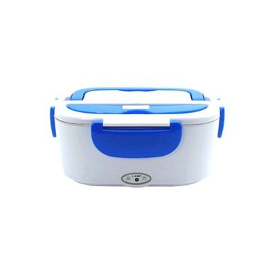 Portable Electric Lunch Box Blue/White