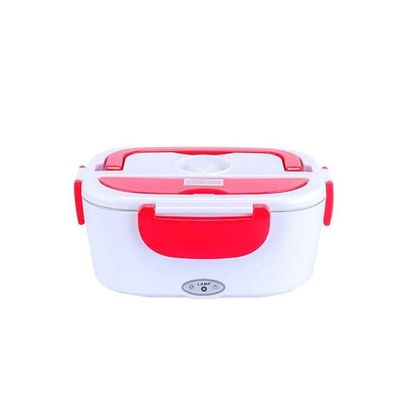 Portable Electric Lunch Box Red/White