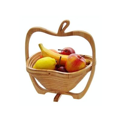 Foldable Fruit Basket Beige