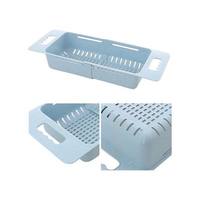 Adjustable Dish Drying Rack Blue