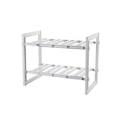 Adjustable Stainless Steel Kitchen Rack White