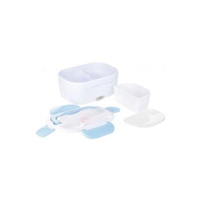 Electric Heating Lunch Box White/Blue