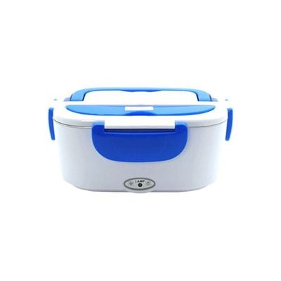 Multi Functional Electric Heating Lunch Box Blue 23.8x10.8x17cm