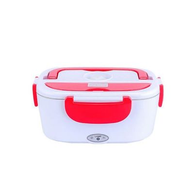 Multi-Functional Electric Heating Lunch Box With Removable Container Red/White