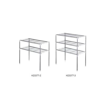 2-Tier Multi-functional Kitchen Rack Silver