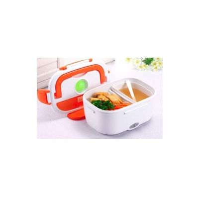 Electric Lunch Box White/Red 25.6x11.6x18.4centimeter