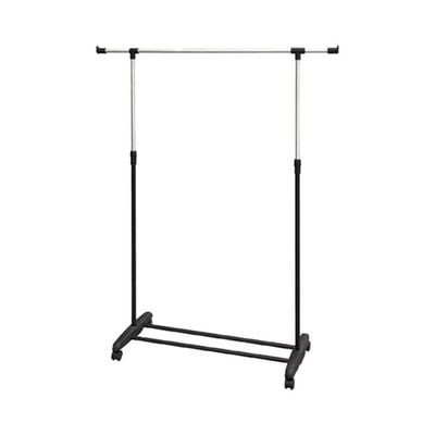 Extendable Garment Rack Silver/Black