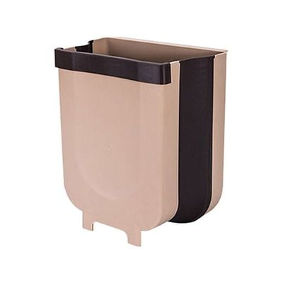 Portable Trash Can Brown/Black