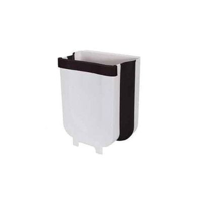 Kitchen Portable Trash Can White 28.6x25.3x17.5cm