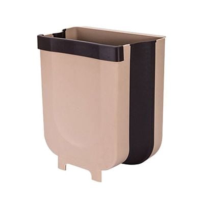 Portable Trash Can Brown/Black