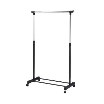 Single Garment Rack Grey/Black Medium