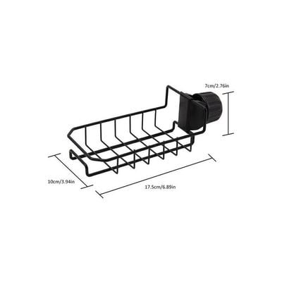 Multi functional Storage Rack Black 19.5x7.5x11cm