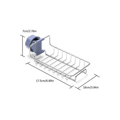 Multi Functional Storage Rack Silver 19.5x7.5x11cm