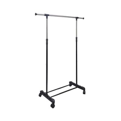 High Grade Adjustable Clothes Rack Black 107centimeter