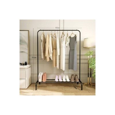 Floor Standing Cloth Rack Black