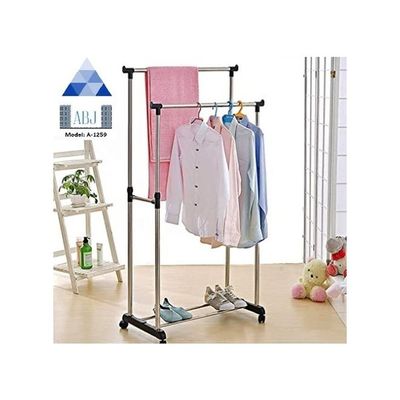 Clothing Double Rack - Model (ABJ-1259) Multicolour 10kg